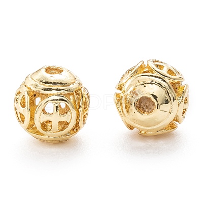 Alloy Hollow Beads X1-PALLOY-P238-11G-RS-1