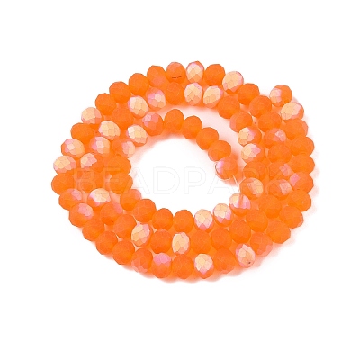 Transparent Glass Beads Strands EGLA-A044-T6mm-MB25-1