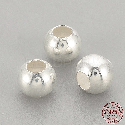 925 Sterling Silver Beads X-STER-S002-12-5mm-1