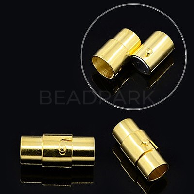 Brass Locking Tube Magnetic Clasps MC076-M-1