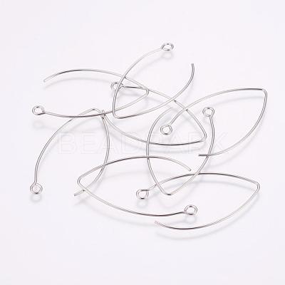 Tarnish Resistant 304 Stainless Steel Hook Earrings X-STAS-K148-10-1