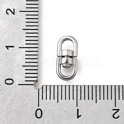 304 Stainless Steel Swivel Clasps STAS-U051-03A-P-1