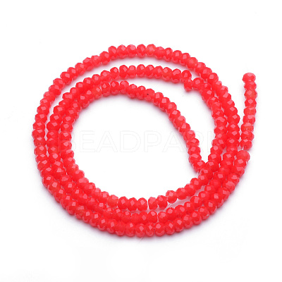 Opaque Glass Beads Strands GLAA-R200-B08-1