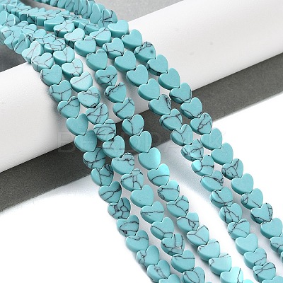 Synthetic Turquoise Beads Strands G-M403-A29-02-1