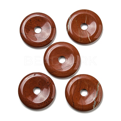 Natural Red Jasper Pendants G-P532-01A-15-1