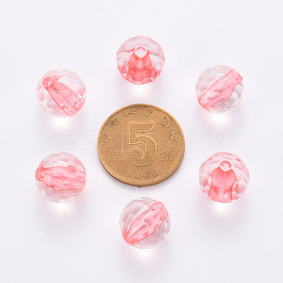 Transparent Acrylic Beads TACR-S154-10A-52-1