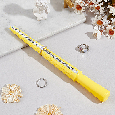 Plastic Ring American Size Sticks TOOL-WH0053-74-1