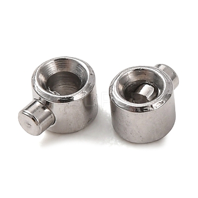 304 Stainless Steel Crimp Beads X-STAS-A151-04P-1