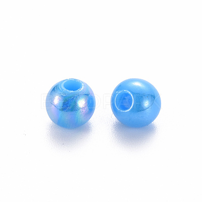Opaque Acrylic Beads MACR-S370-D6mm-9-1