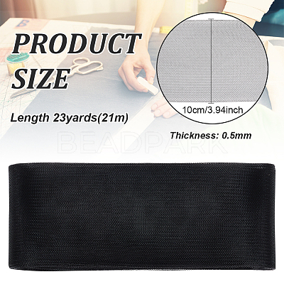 23 Yards Elastic Polyester Deco Mesh Ribbons OCOR-WH0082-180A-1