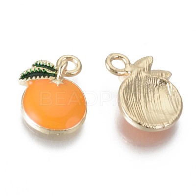 Alloy Enamel Pendants X-ENAM-T009-51A-RS-1