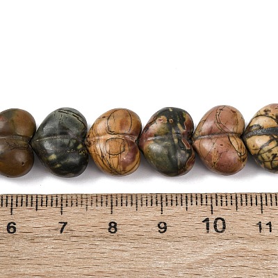 Natural Picasso Stone/Polychrome Jasper Beads G-D098-B02-1