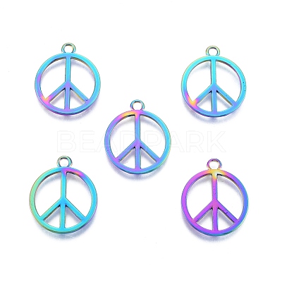 Rack Plating Alloy Pendants FIND-B010-09MC-1