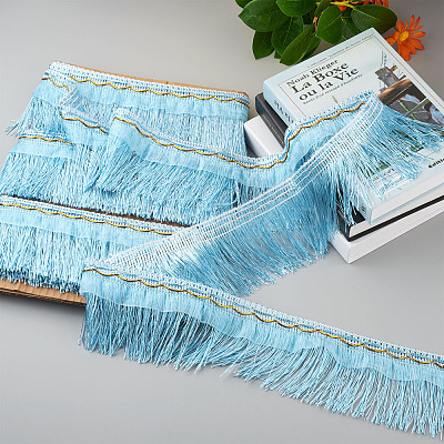Polyester Tassel Fringe Trimming OCOR-TAC0008-21G-1