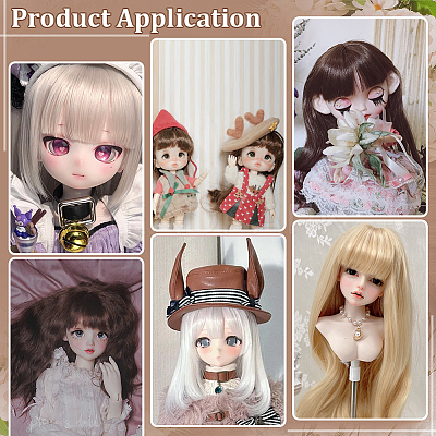 Fiber Wig Caps AJEW-WH0696-224C-1