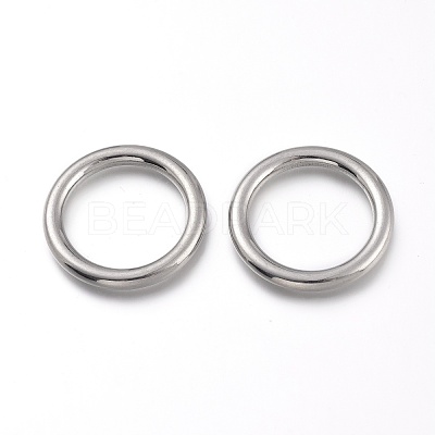 Tarnish Resistant 304 Stainless Steel Linking Rings STAS-H120-10P-B-1