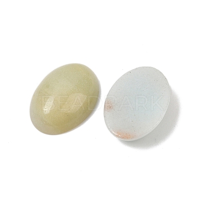 Natural Flower Amazonite Cabochons X-G-C115-01A-31-1