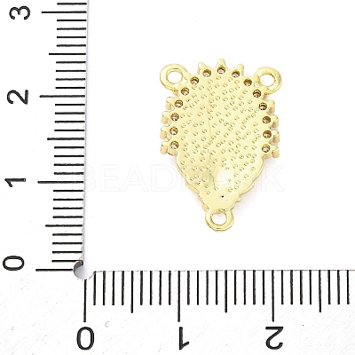 Brass Clear Cubic Zirconia Virgin Mary Chandelier Component Links KK-D325-07G-04-1