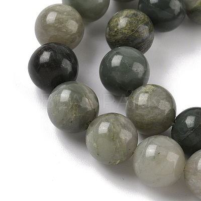Natural Green Rutilated Quartz Beads Strands G-P325-03-10mm-1