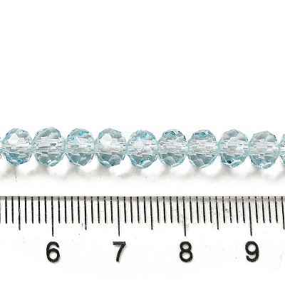 Transparent Baking Paint Glass Beads X1-DGLA-A034-T6mm-D06-1