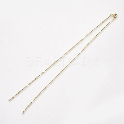 304 Stainless Steel Cable Chain Necklace Making STAS-T040-PJ209-2-70-1