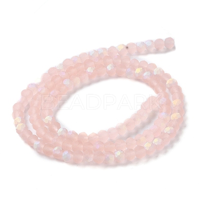 Transparent Glass Beads Strands LS-EGLA-A034-T4mm-MB22-1