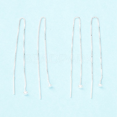925 Sterling Silver Ear Thread STER-P047-10S-1