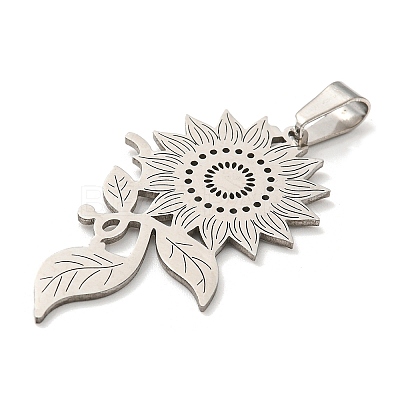 Non-Tarnish 304 Stainless Steel Pendants STAS-H184-15P-1