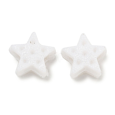 Opaque Acrylic Bead Rhinestone Settings SACR-L007-034-1