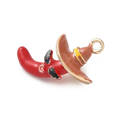 Alloy Enamel Pendants PALLOY-P314-02D-G01-1