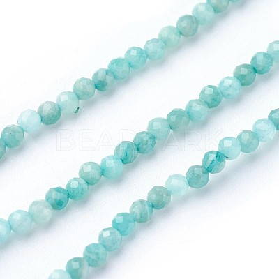 Natural Amazonite Beads Strands X-G-F619-26-2mm-1