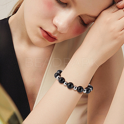 120Pcs 2 Colors 304 Stainless Steel Round Seamed Beads STAS-UN0060-65C-1