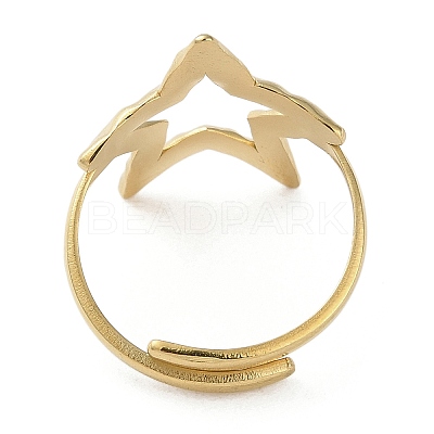 Ion Plating(IP) 316 Stainless Steel Finger Rings LS-RJEW-C075-01G-1