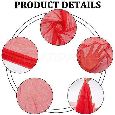 Polyester Mesh Fabric DIY-WH20009-40I-1