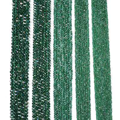 Electroplate Glass Beads Strands LS-EGLA-A044-T2mm-B18-1