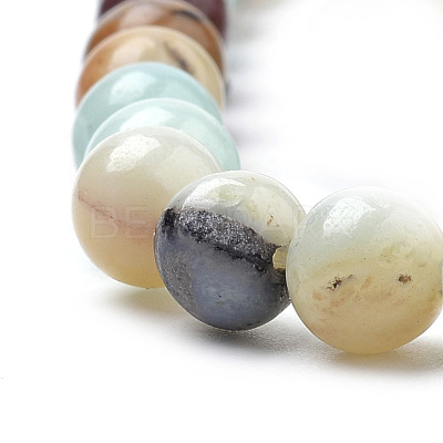 Natural Flower Amazonite Beads Strands G-S259-13-12mm-1