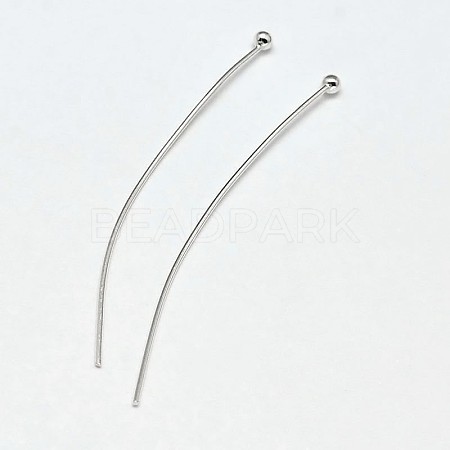 925 Sterling Silver Ball Head Pins STER-F018-03K-1