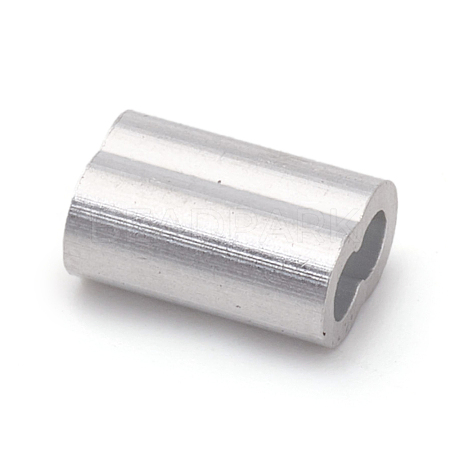 Aluminum Slide Charms/Slider Beads ALUM-WH0164-58-1.5mm-1