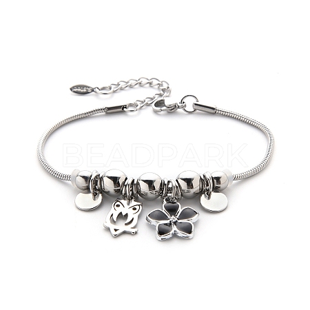 Alloy Beaded Bracelets PW-WG3770E-07-1