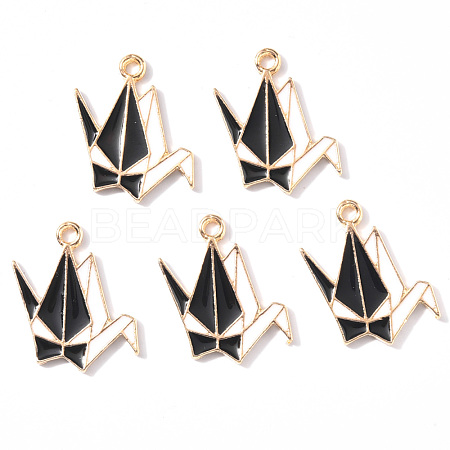 Alloy Enamel Pendants X-ENAM-R058-02C-1