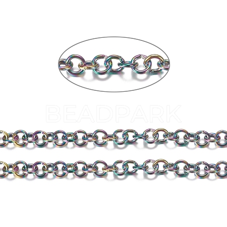 Ion Plating(IP) 304 Stainless Steel Rolo Chains CHS-H013-07M-I-1