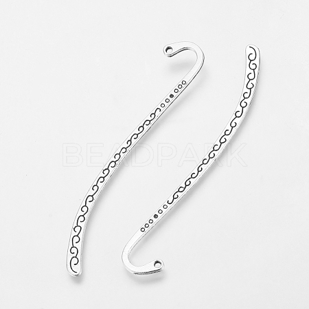 Tibetan Style Antique Silver Tone Zinc Alloy Bookmarks X-LF8635Y-1