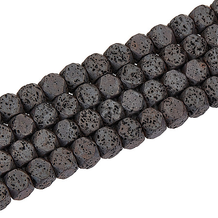 Olycraft 2 Strands Natural Lava Rock Beads Strands G-OC0004-76-1