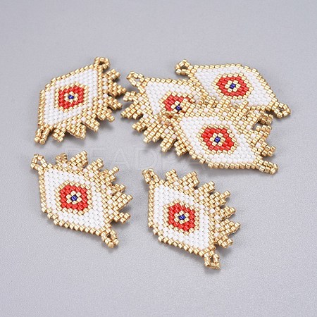 Handmade Japanese Seed Beads Links SEED-P003-13B-1
