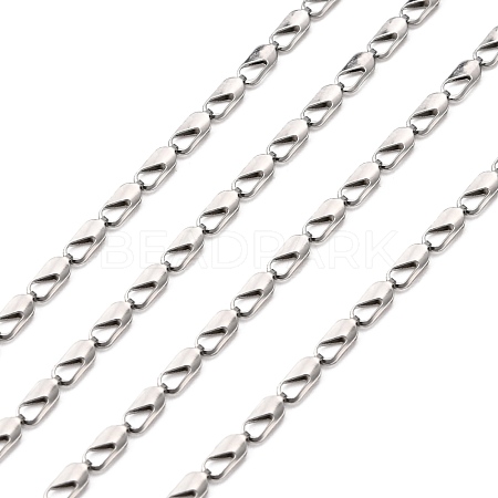 3.28 Feet 304 Stainless Steel Link Chains X-CHS-K002-25-1