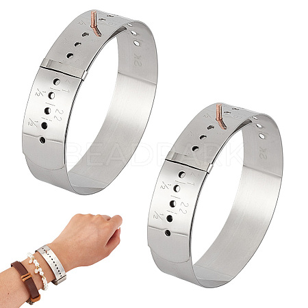 Carbon Steel Bangle Measure Tools AJEW-WH0479-33P-1