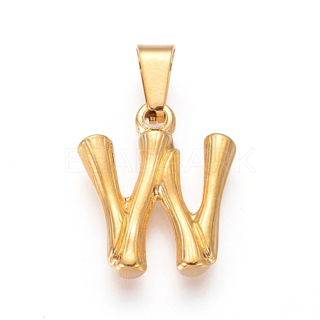 304 Stainless Steel Pendants X-STAS-F235-01G-W-1