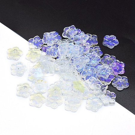 Transparent Glass Beads GLAA-YW0003-12-1