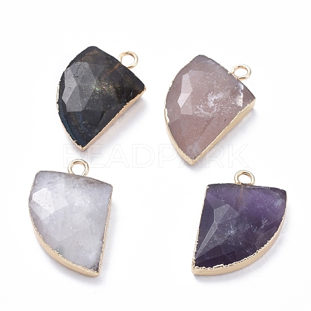 Natural Gemstone Pendants G-E564-06-1