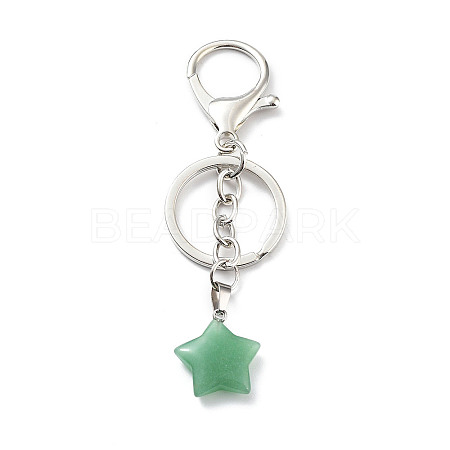 Natural Green Aventurine Keychain KEYC-M022-02B-1